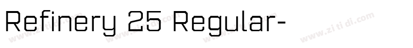 Refinery 25 Regular字体转换 Refinery 25 Regular字体转换